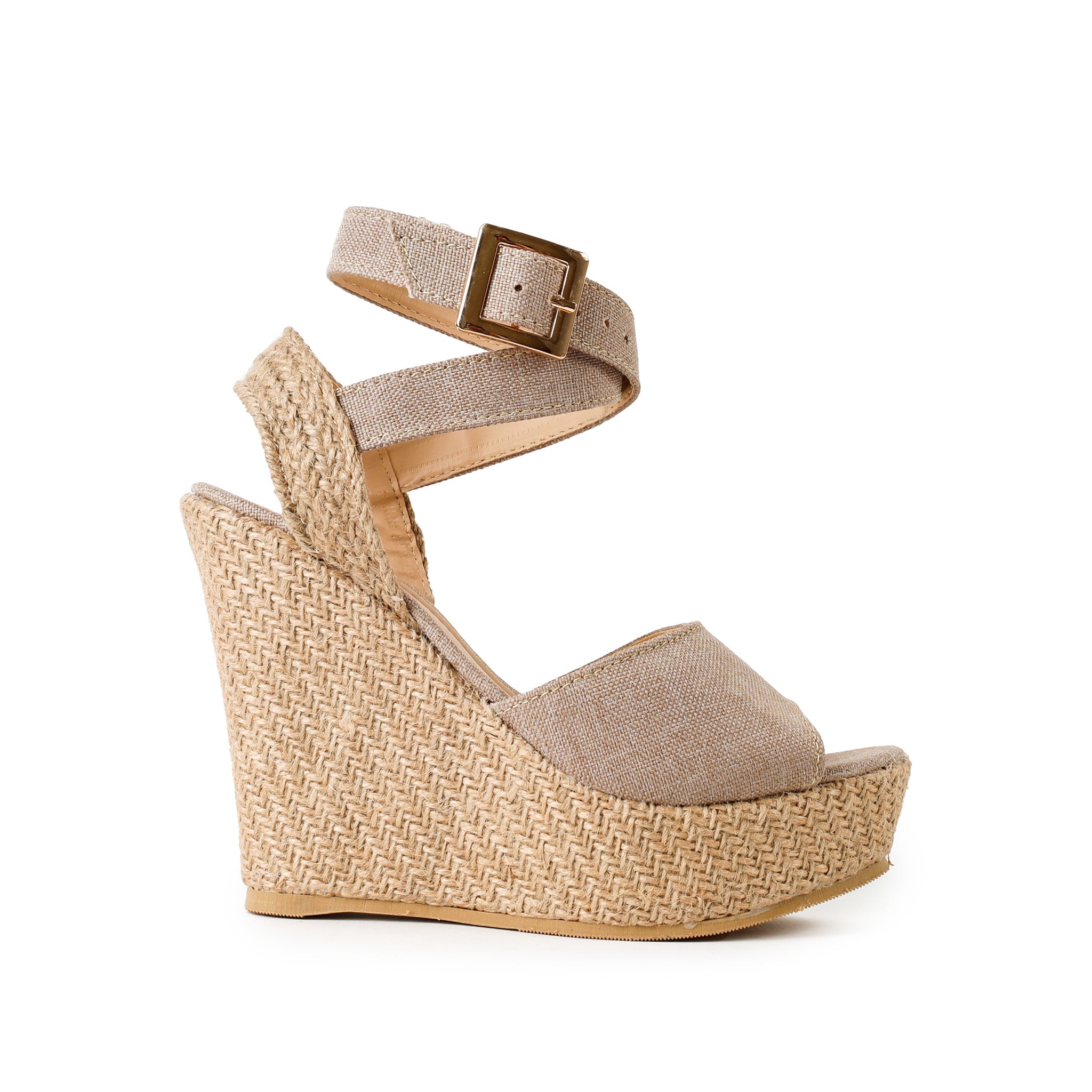 Plataformas Alpargatas de Yute Natural Modelo Bonie