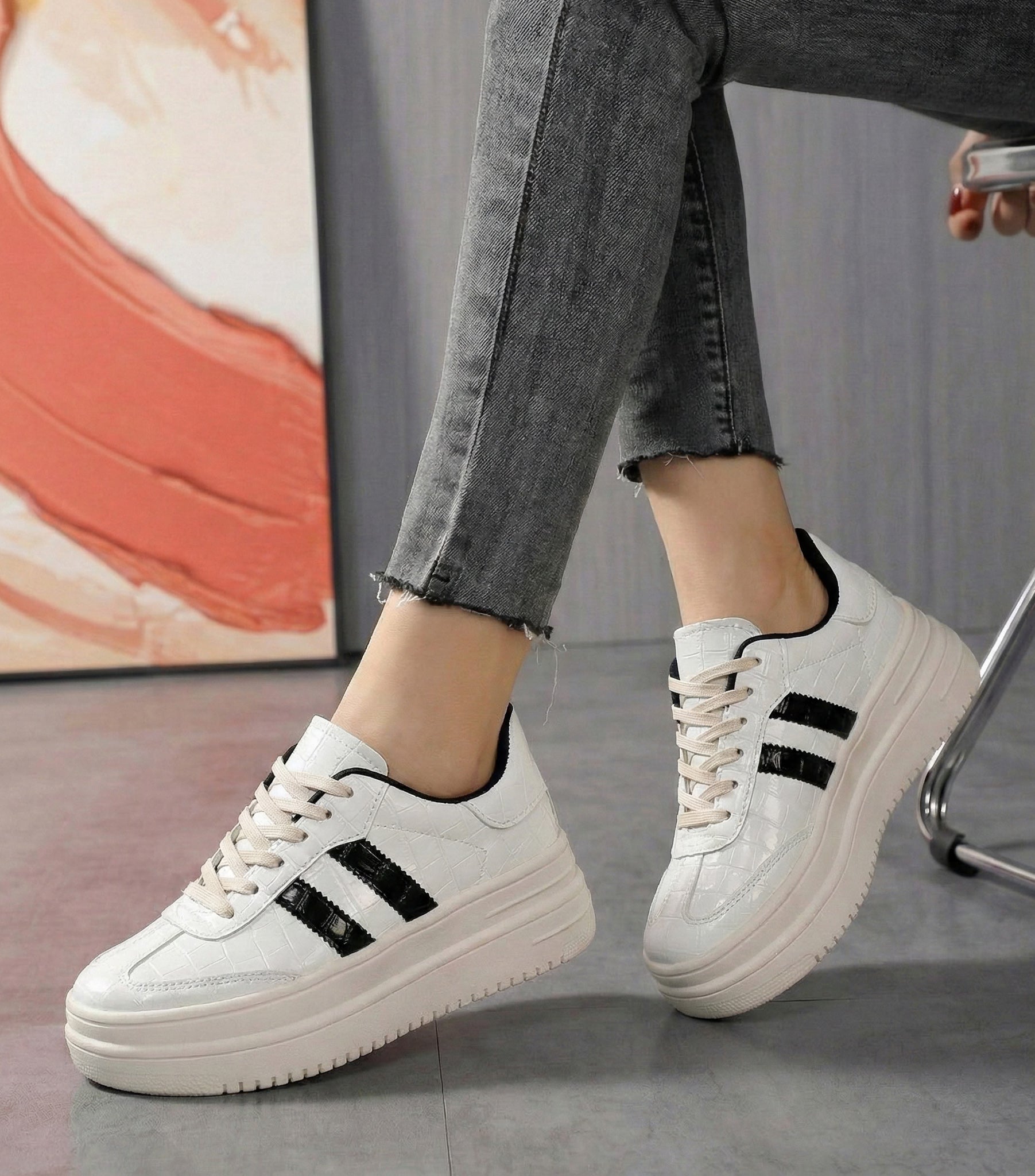 Tenis Plataforma Baja Modelo Drilo