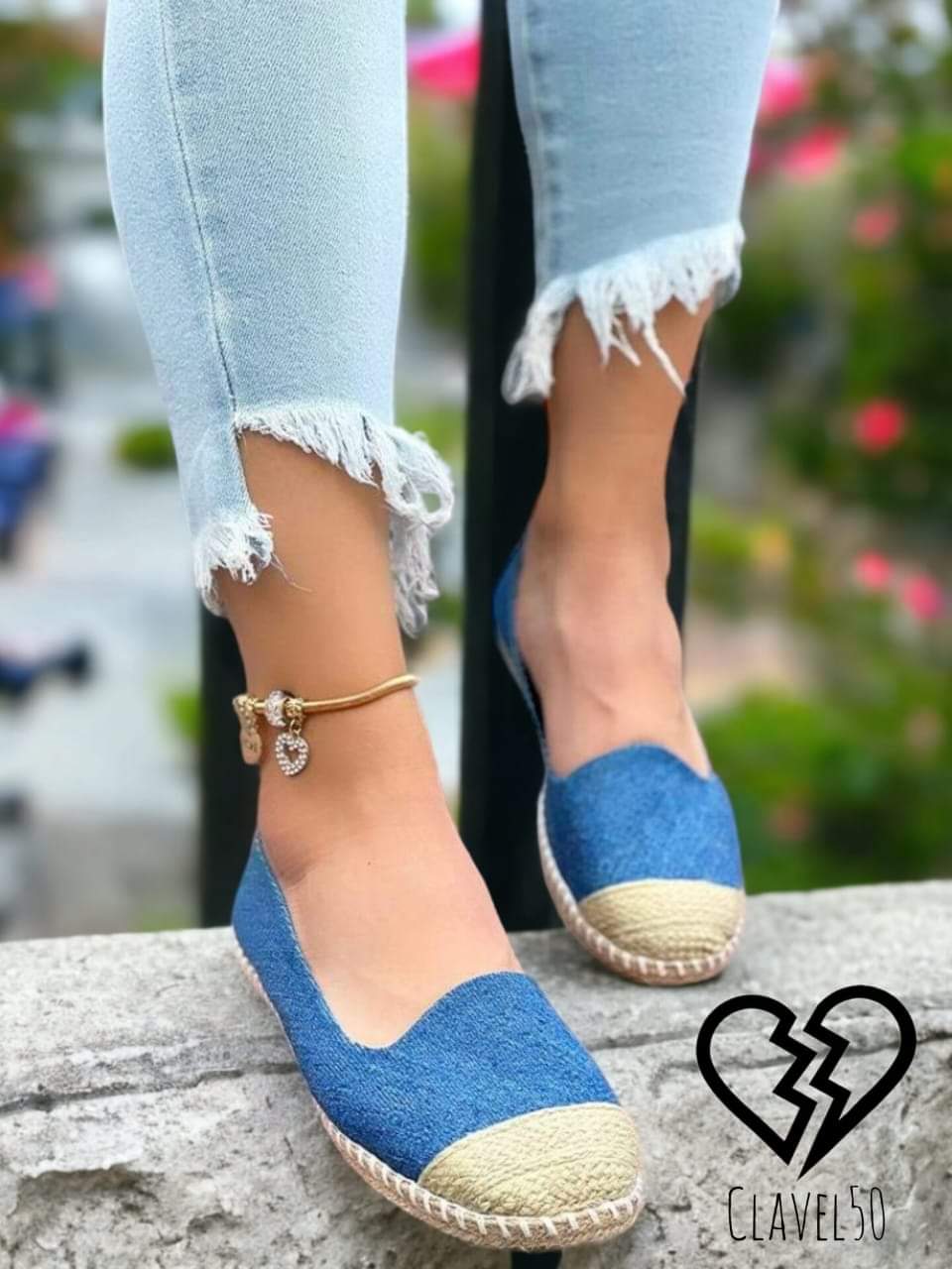 Balerinas Alpargatas Yute Natural Modelo Clavel