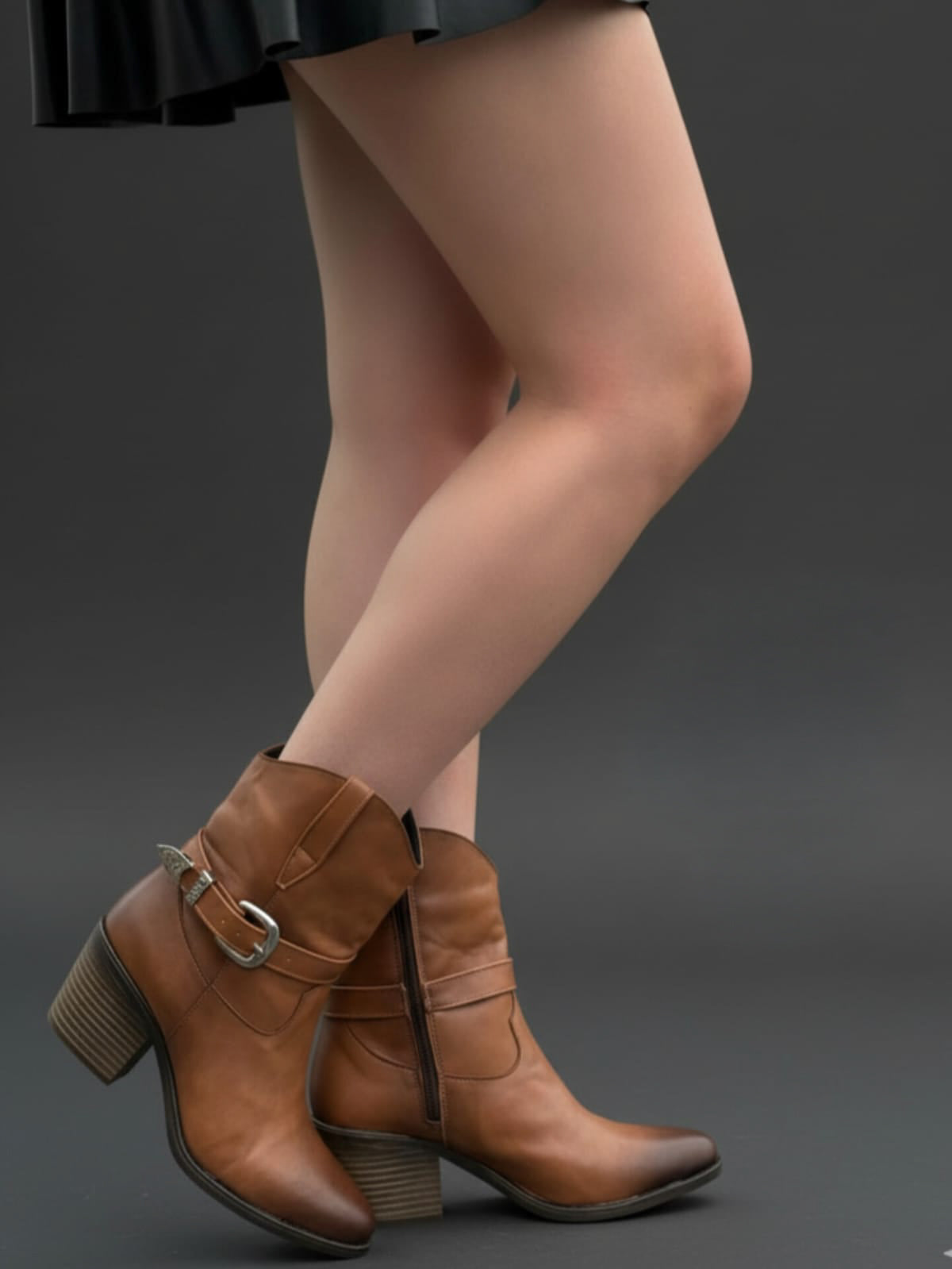 Botas Botines Vaqueros Para Dama Modelo Gaby